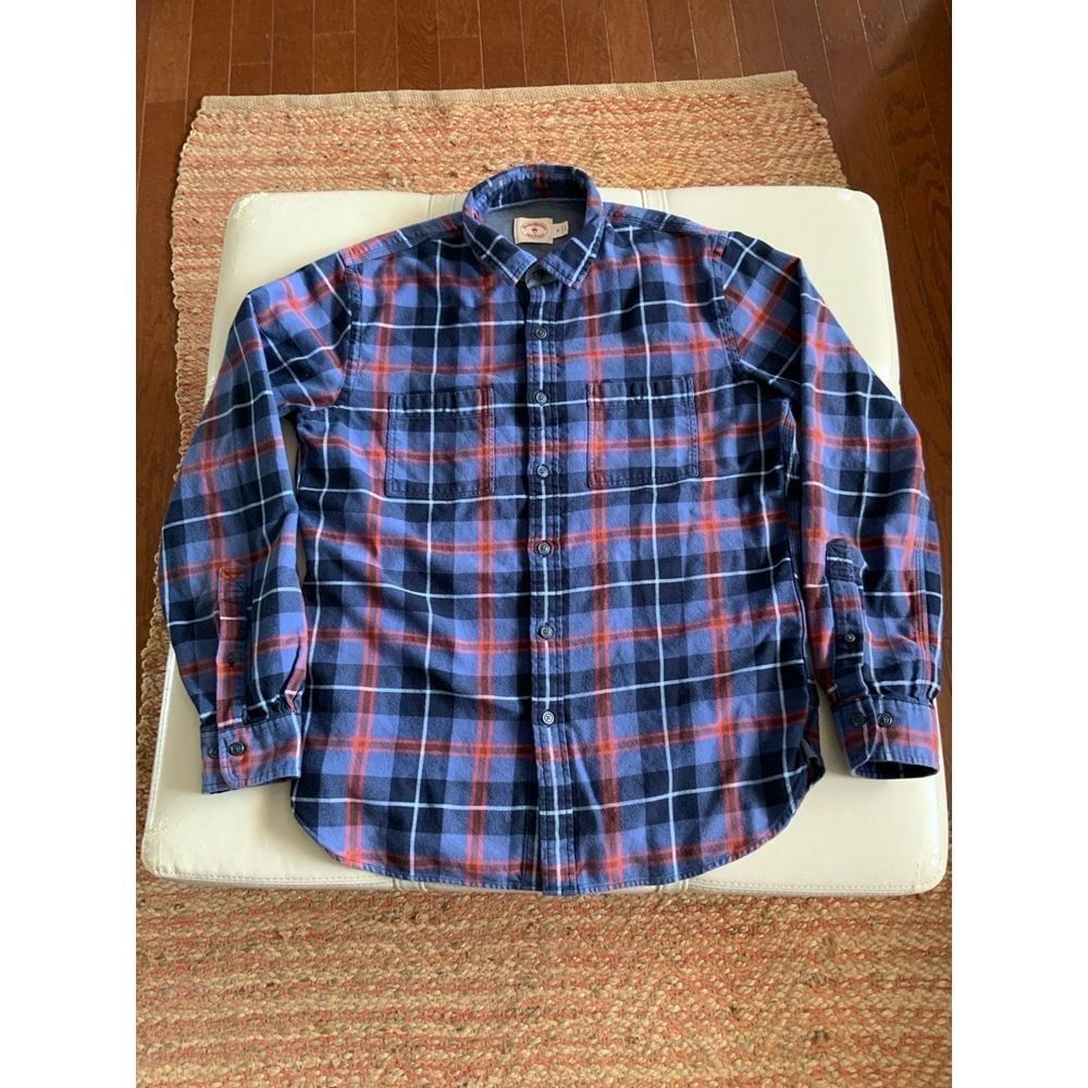 Brooks Brothers Red‎ Fleece Plaid Flannel size Medium